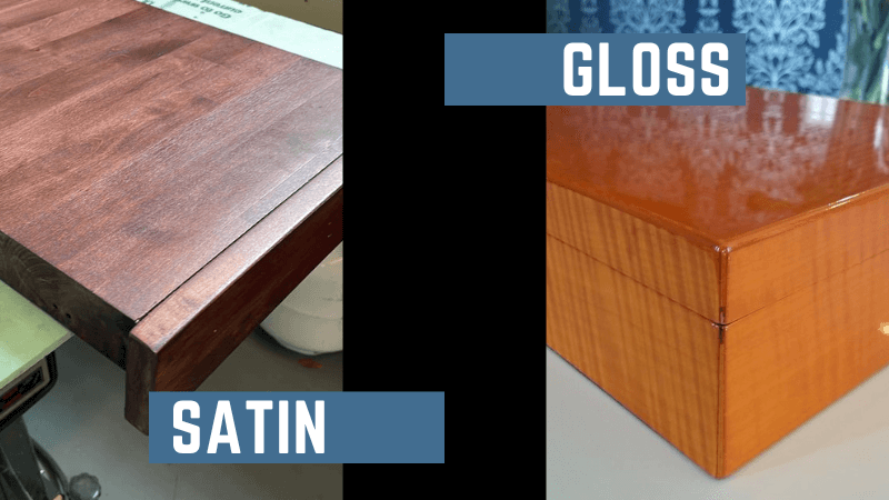 satin lacquer vs gloss lacquer appearance