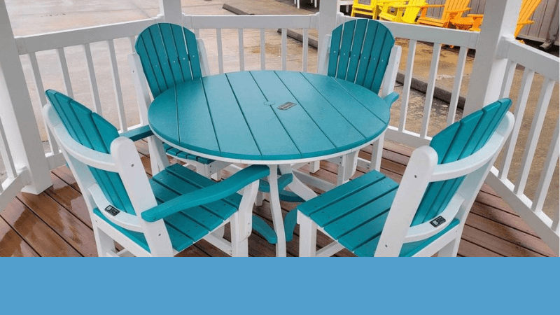 painted oak outdoor furniture