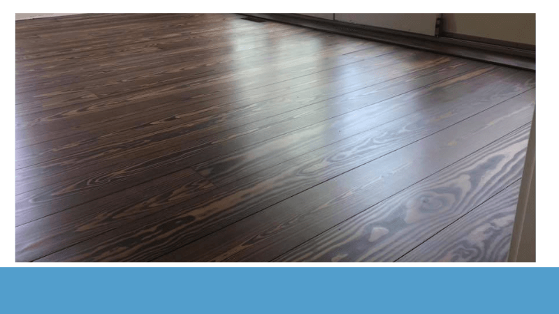 _pine floors stained and sealed