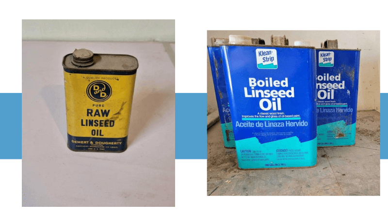 Raw Linseed Oil vs. Boiled Linseed Oil