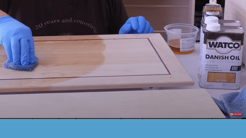 How to apply Danish oil