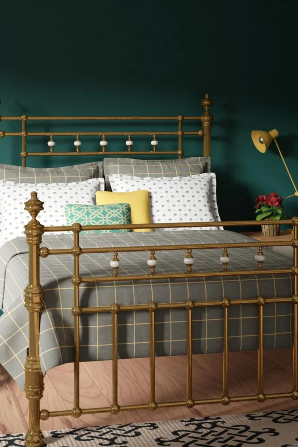 Nature Meets Luxury: 10 Gorgeous Green and Gold Bedroom Ideas