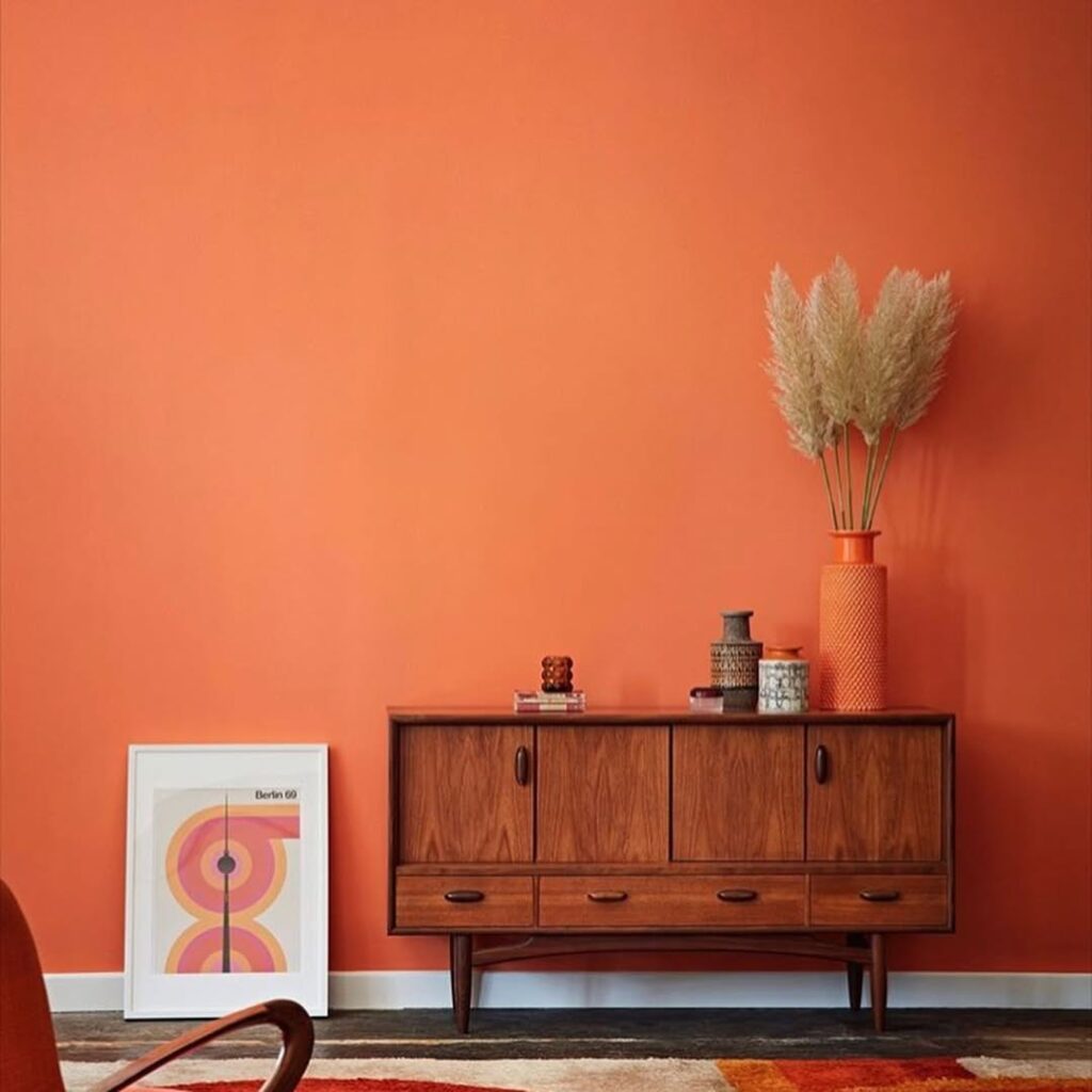 burnt orange living room ideas