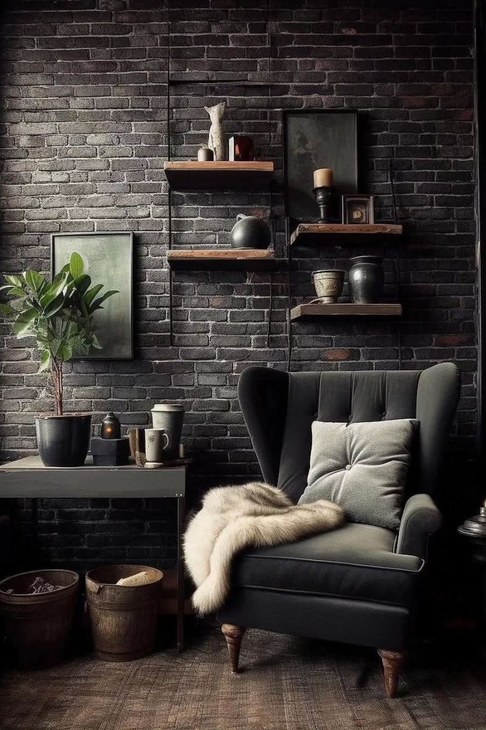 10 Tremendous Dark and Moody Living Room Ideas