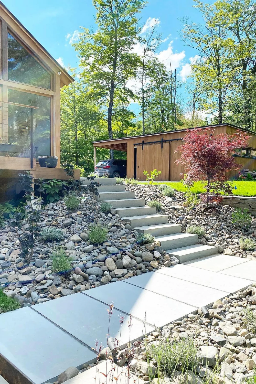 10 Inspiring Front Yard Rock Landscaping Ideas