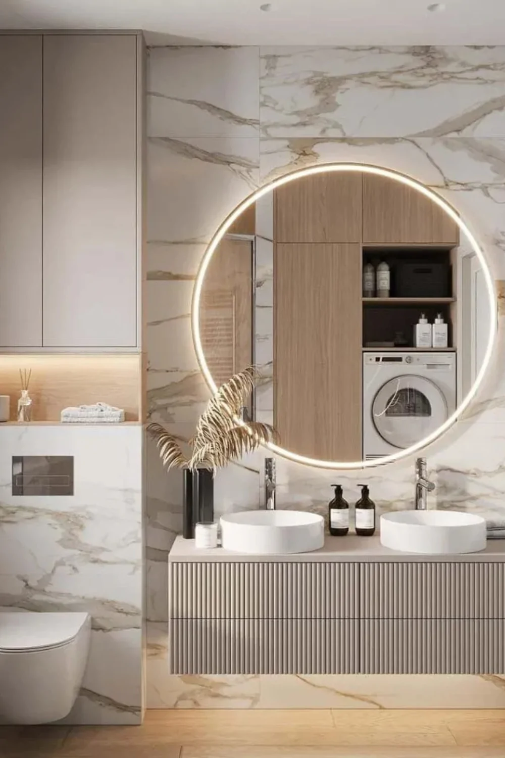 20 Two-Tone Bathroom Ideas