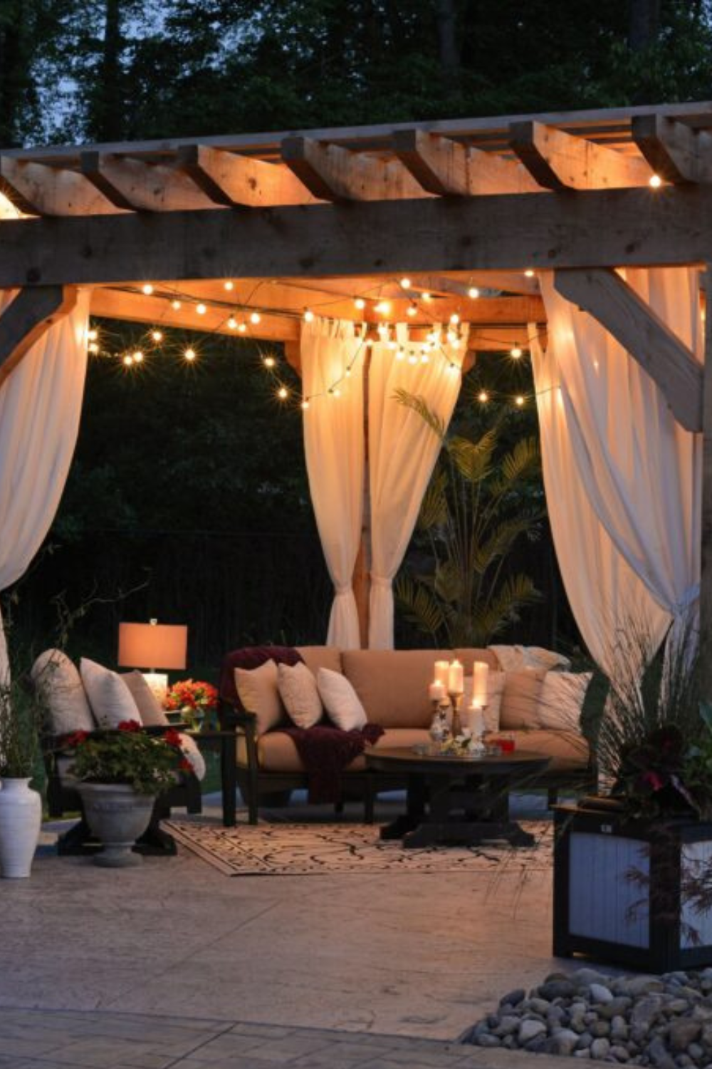 35 Modern pergola lighting ideas