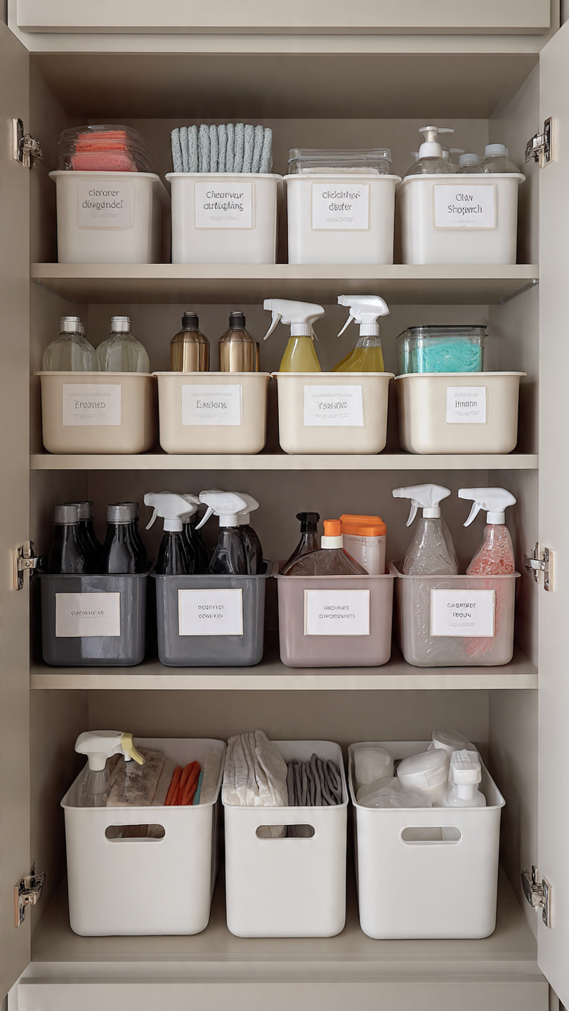 10 Cleaning Supply Storage Ideas That Hide the Mess