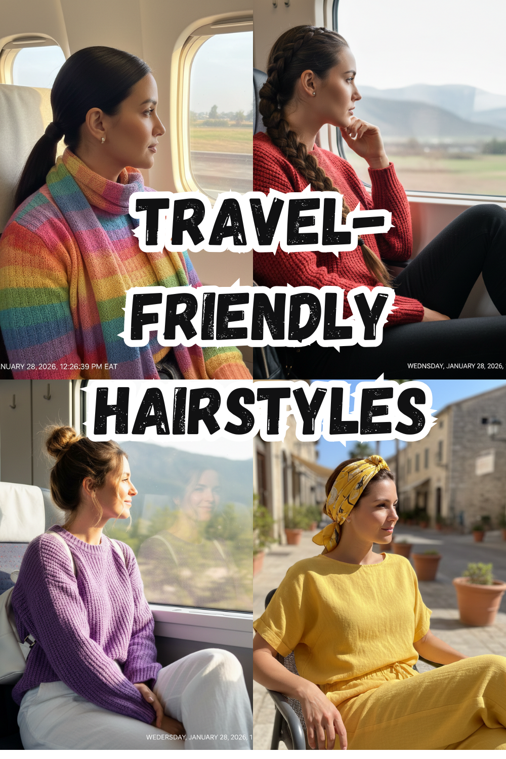 10 Travel-Friendly Hairstyles That Stay Chic on the Go