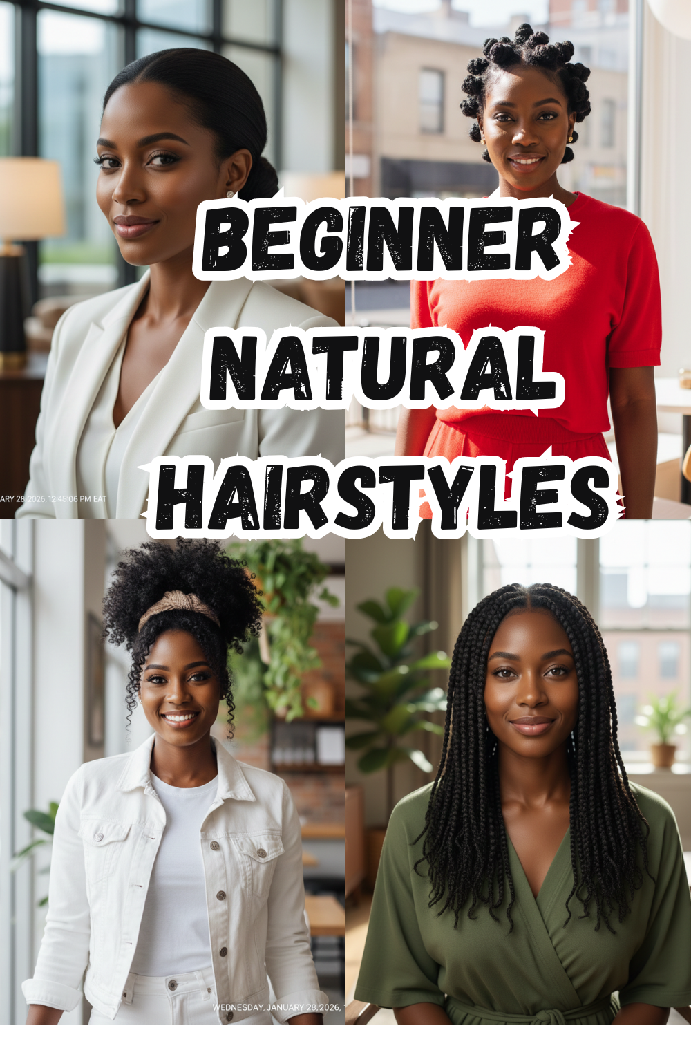 10 Beginner Natural Hairstyles That Are Easy and Stunning