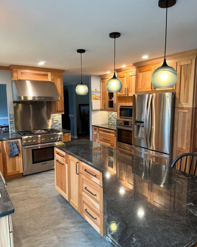 Durable stone, right direction—a honed finish instead of high-gloss would finish the job.