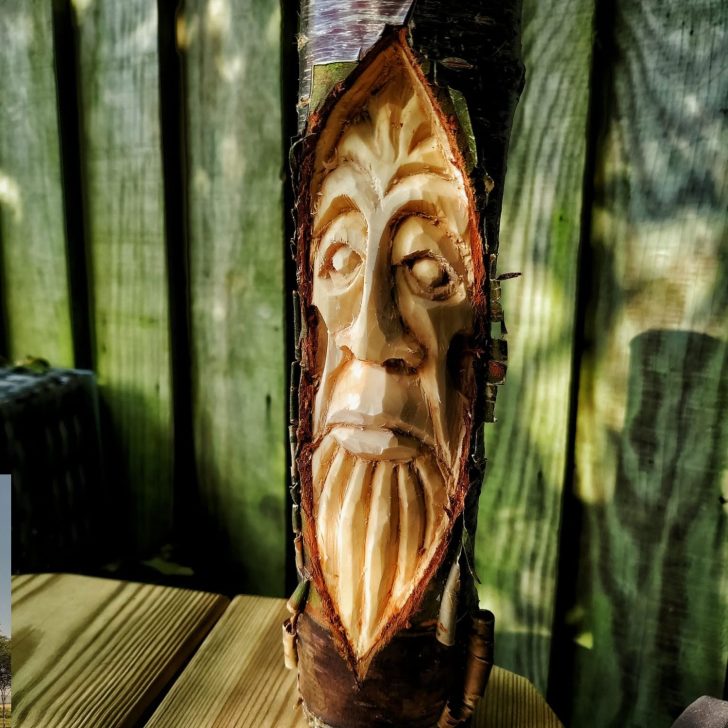 simple wood spirit carving ideas