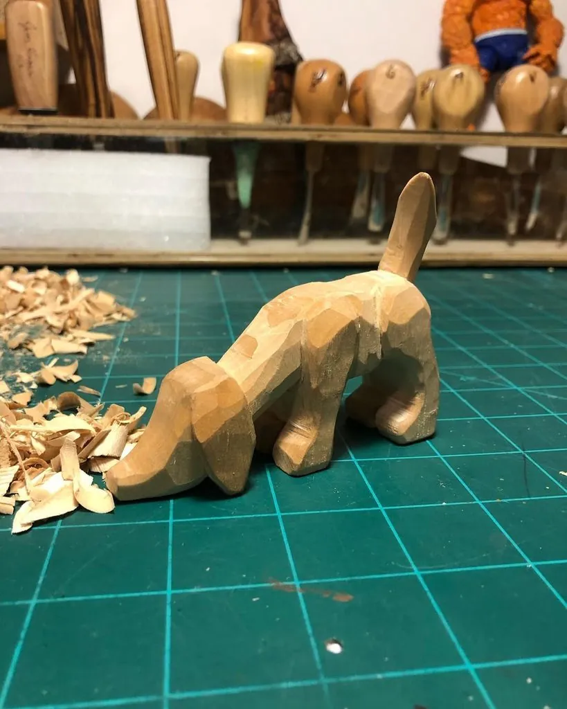 easy dog woodcarving ideas for beginners