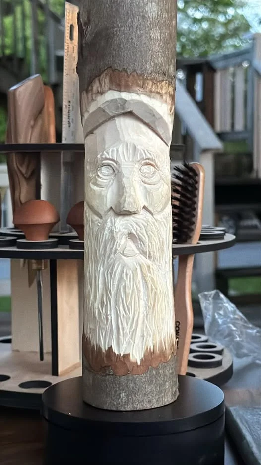 simple wood spirit carving ideas