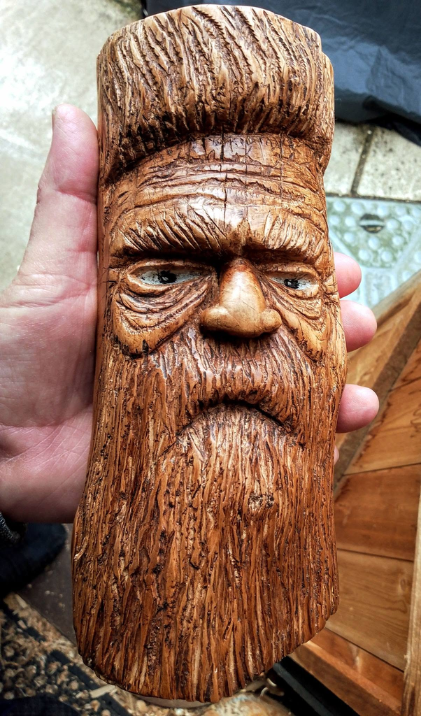 simple wood spirit carving ideas