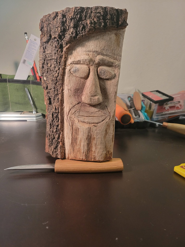 simple wood spirit carving ideas