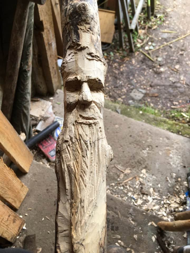 simple wood spirit carving ideas